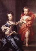 Sir Godfrey Kneller Edward and Lady Mary Howard Spain oil painting artist